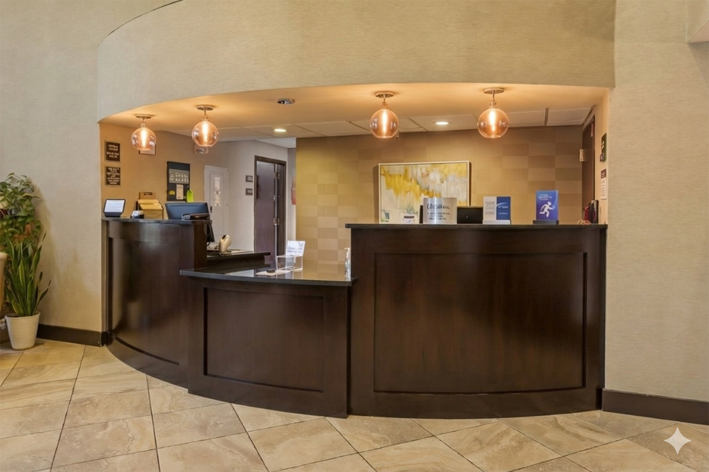Best Western New Albany frontdesk