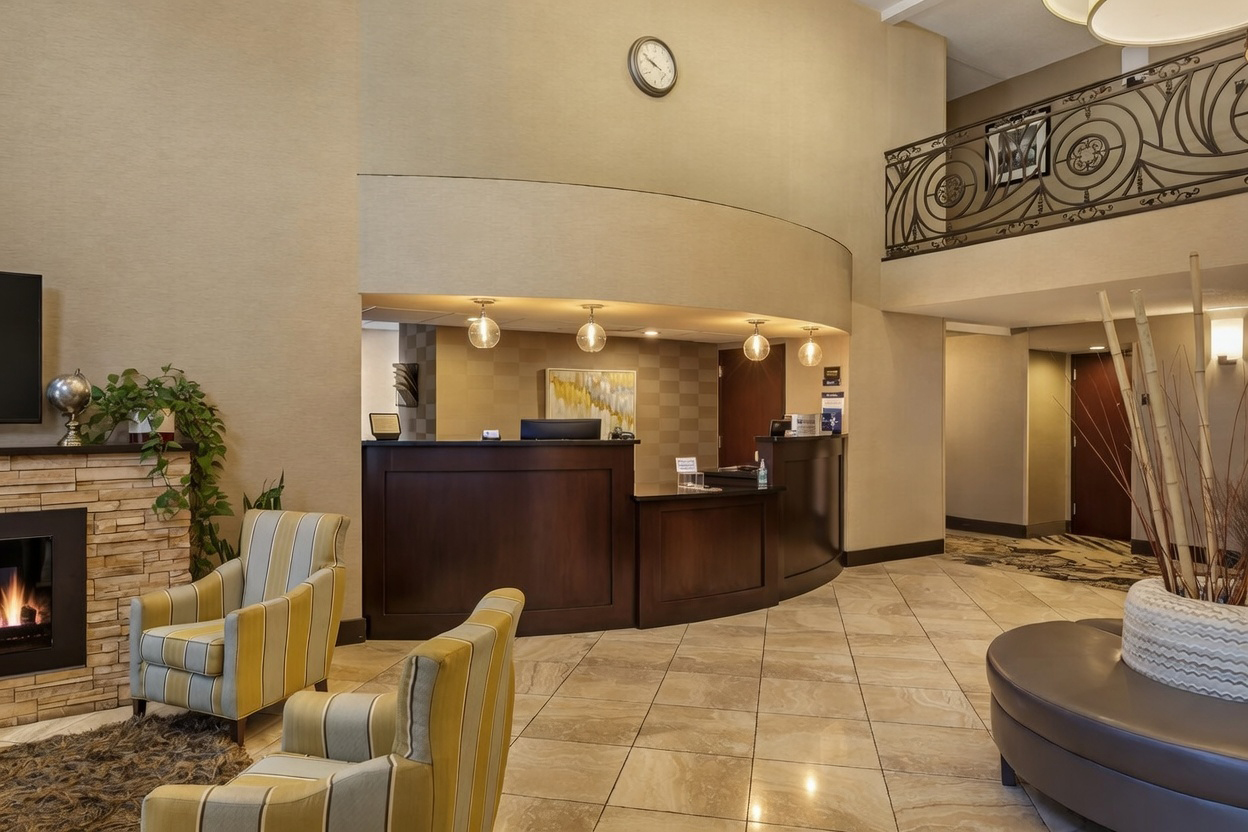 Comfortable guest room at Best Western hotel